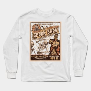 Halloween Frankenstein Spooky Fun Retro Long Sleeve T-Shirt